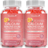 Показано переклад для запиту 1200mg Calcium Gummies with D3,K2,Zinc - Plant Complex Calcium Magnesium Supplement with Glycinate,Potassium,Vitamin C & whole Natural Food for Bone & Immune Support- Chewable Gummy Sugar-Free -(2 pack)