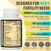 Показан перевод для запроса Fertility Supplements for Men, Male Prenatal Vitamins -Optimal Sperm Count, Motility and Strength, 2000MG Men's Fertility Supplements with Maca Root, Zinc & Folate and D-Alpha for Conception -90 Capsules