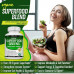 Organic Super Greens Capsules Superfood Fruit Veggie Supplement - 28 потужних природних інгредієнтів з люцерною, коренем буряка, терпкою вишнею та імбиром для підтримки імунітету та енергії, для чоловіків, жінок, 60 таблеток