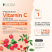 Purely Holistic Vitamin C 1000 мг, 365 капсул, запас на 12 місяців, 2-етапне вивільнення з аскорбіновою кислотою, біофлавоноїдом шипшини та вишні ацероли, підтримка імунної системи, веганський