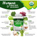 Organic Super Greens Capsules Superfood Fruit Veggie Supplement - 28 потужних природних інгредієнтів з люцерною, коренем буряка, терпкою вишнею та імбиром для підтримки імунітету та енергії, для чоловіків, жінок, 60 таблеток