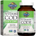 Garden of Life Vitamin B Complex - Vitamin Code Raw B Complex - 120 веганських капсул, високоефективний комплекс вітамінів B для енергії та метаболізму з B6, фолієвою кислотою та B12 у вигляді метилкобаламіну та пробіотиків