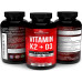 Возможно, вы имели в виду: Vitamin K2 (MK7 & MK4) with D3 Supplement - Vitamin K & D as MK7 100 mcg, MK4 500 mcg, and 5000 IU Vitamin D3 3-in-1 Formula - Bone and Heart Support - 90 Non-GMO Vegetarian Capsules