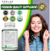 Organic Super Greens Capsules Superfood Fruit Veggie Supplement - 28 потужних природних інгредієнтів з люцерною, коренем буряка, терпкою вишнею та імбиром для підтримки імунітету та енергії, для чоловіків, жінок, 60 таблеток