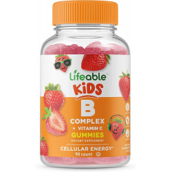 Возможно, вы имели в виду: Lifeable Vitamin B Complex with Vitamin C for Kids - Great Tasting Natural Flavor Gummy Supplement - with Niacin, B6, Folic Acid, B12, Biotin and Pantothenic Acid - Energy and Nerve Support, 90 Gummies