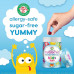 NUTRAMIN Kids Mood Boost Vitamin Gummy: вкусная и успокаивающая добавка с цитратом магния для детей с антистрессовой смесью ашваганды и комплекса витаминов B — без сахара, гипоаллергенная, веганская, 90 карат