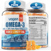 Возможно, вы имели в виду: Vegan Omega 3 Gummies 1280 mg - No Fishy Taste - from Marine Algae Oil with/EPA 600mg & DHA 400mg, Vitamin D3, K2 & MCT Oil, Sugar Free Omega 3 Fish Oil Alternative, for Brain, Eye, Immune Health, 2 Pack