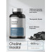 Horbaach Choline Inositol 1000mg Supplement | 200 капсул | Без ГМО, без глютену