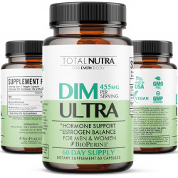 Возможно, вы имели в виду: DIM Supplement: DIM Ultra 455 mg Diindolylmethane, Broccoli, BioPerine Natural Estrogen Blocker for Men, Female Hormone Balance for Women Menopause, Hormonal Acne, PCOS Support