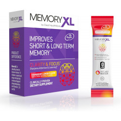 MemoryXL, L-треонат магния: добавка для мозга, улучшающая память и концентрацию; Магтеин®, Фосфатидилсерин, Витаминная смесь. Улучшает память, фокус внимания, обучение и логику. 0 сахара, 0 ккал, 30 шт. клюквы с лимоном