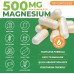 ForestLeaf Magnesium Complex 500 мг - магній 500 мг капсули - добавка магнію 500 мг - магній для сну, магній для запорів - добавка магнію для жінок (120 Ct)