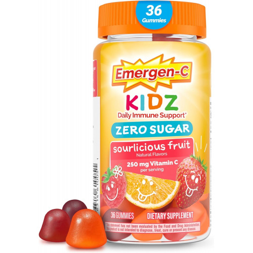 Emergen-C Zero Sugar Immune Support Kidz Gummies 36 шт