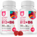 Возможно, вы имели в виду: DR. MORITZ Vitamin B6 B12 Gummies for Adults & Kids - Sugar-Free 2000 mcg Methyl B-12 and 32 mg B-6 - Gluten-Free, Non-GMO, Vegan Formula - Raspberry Flavored Chewable VIT B Complex, Vitamins