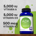 MD.LIFE A D K Vitamin Supplement - Вітамін D3 K2 і A - 90 капсул - Підтримка здоров'я кісток і серця - Високоефективна вітамінна добавка ADK - ADK Complex