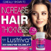 InstaRelief® Hair Growth with Lustriva® - Клінічно доведено, що волосся стає густішим і здоровішим за 3 тижні, зменшує зморшки та тонкі лінії, з біотином, кремнієм і аргініном, 60 таблеток