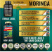 2 упаковки капсул Moringa 8530 мг, запас на 4 місяці з куркумою, ашвагандою, імбиром, солодкою, чорним перцем | Підтримка імунітету, підсилення енергії | Добавки з листя олійної трави