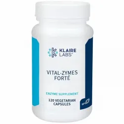 Ензими, Vital-Zymes Forte, Klaire Labs, 120 капсул 