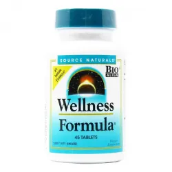 Підтримка імунітету, Source Naturals, Wellness Formula, 45 таблеток