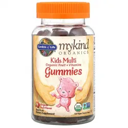 Garden of Life, MyKind Organics, Kids Multi, дитячі мультивітаміни зі смаком органічних фруктів, 120 веганських мармеладних ведмедиків