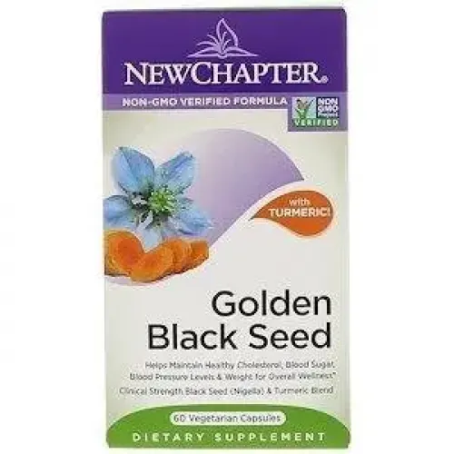 Чорний тим'ян, Golden Black Seed, New Chapter, 30 капсул, 