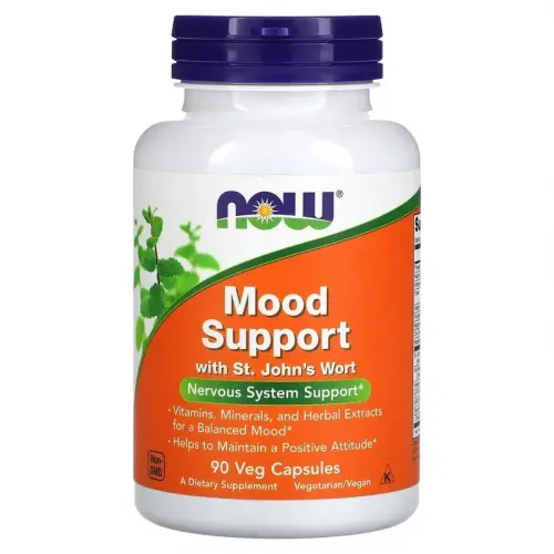 Now Foods, Mood Support зі звіробою, 90 рослинних капсул