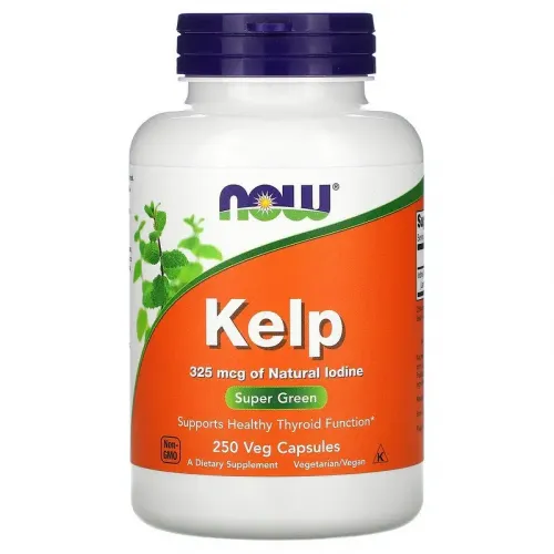 Now Foods, Kelp, ламінарія, 250 рослинних капсул