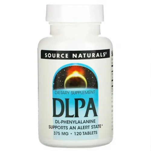 Source Naturals, DLPA (DL-фенілаланін), 750 мг, 120 таблеток