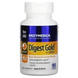 Enzymedica, Digest Gold из ATPro, добавка с травными ферментами, 90 капсул