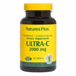 Nature's Plus, Ultra-C 2000 міліграма, з уповільненим вивільненням, 60 таблеток