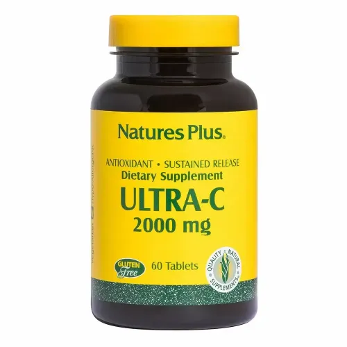 Nature's Plus, Ultra-C 2000 міліграма, з уповільненим вивільненням, 60 таблеток