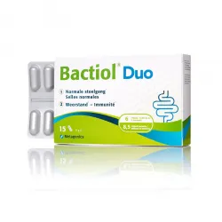 Пробіотики Бактіол Дуо, Bactiol Duo, Metagenics, 15 таблеток блістер 