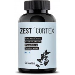 Экстракт куркумы 416мг Zest Cortex, 120 капсул