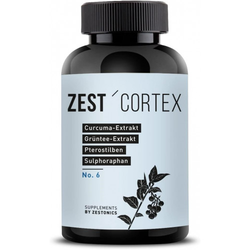 Экстракт куркумы 416мг Zest Cortex, 120 капсул