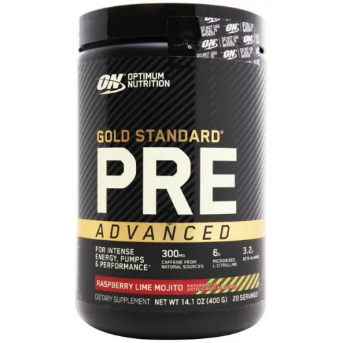 Optimum Nutrition, GS Pre-Advance, малиновий мохіто з лаймом, 400 г