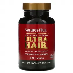 NaturesPlus, Ultra Hair, для чоловіків та жінок, 120 міні таблеток 