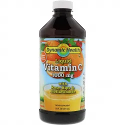 Витамин С, цитрусовый вкус, Liquid Vitamin C, Dynamic Health, жидкий, 1000 мг, 473 мл