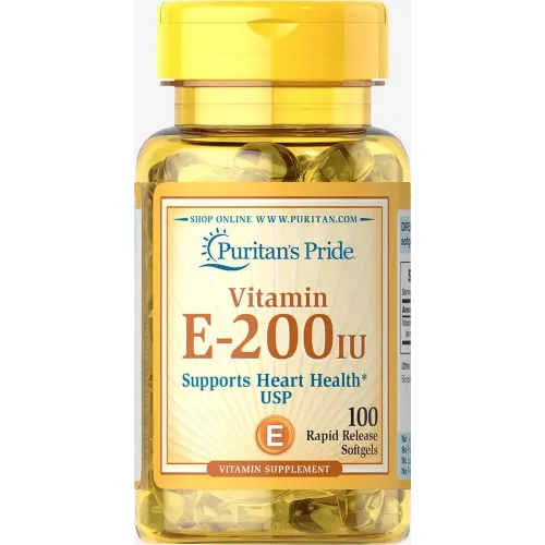 Вітамін Е-200, Vitamin E, Puritan's Pride, 200 МО, 100 гелевих капсул 