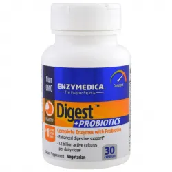 Enzymedica, Digest + пробіотики, 30 капсул 