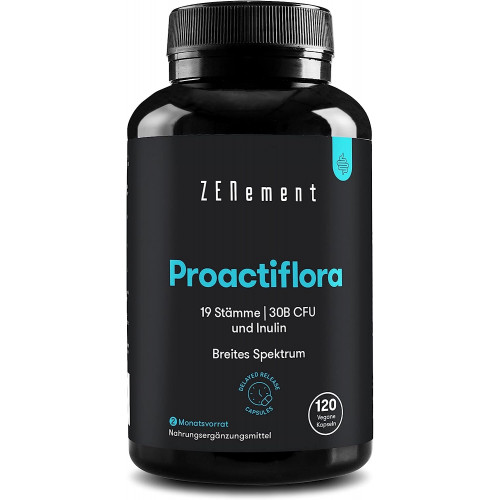 Proactiflora, Бактеріальні культури 19 штамів (30 мільярдів КУО) Zenement - 120 капсул