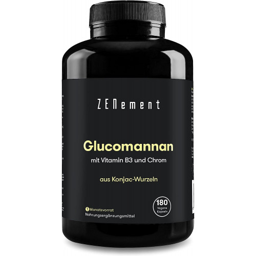 Глюкоманнан (Glucomannan) 4200 мг Zenement - 180 капсул