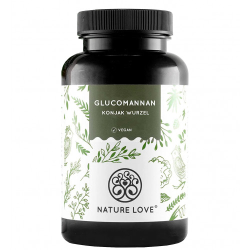 Похудеть с помощью глюкоманнана из корня конжака - от Nature Love - 120 капсул