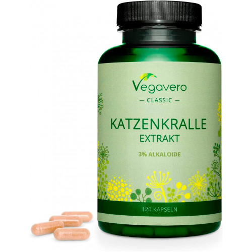 Кошачий коготь 500 мг Vegavero® - 120 капсул