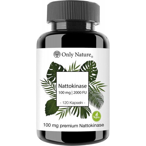 Наттокіназа 100 мг Only Nature® Nattokinase 120 капсул