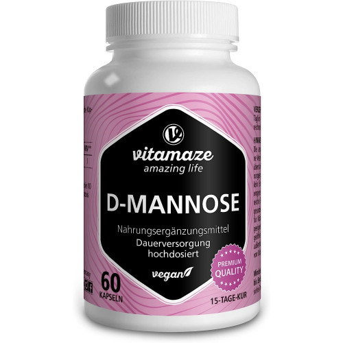 D-манноза (D-Mannose) 500 мг Vitamaze - 60 капсул