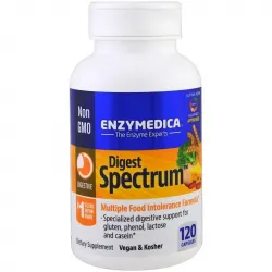 Enzymedica, Digest Spectrum, ферменти для травлення, 120 капсул 