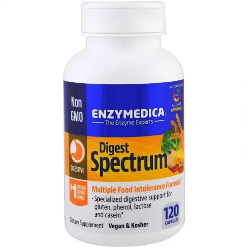 Enzymedica, Digest Spectrum, ферменти для травлення, 120 капсул 