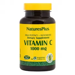 Nature's Plus, Витамин C, Vitamin C, 1000 мг, 90 вегетарианских капсул