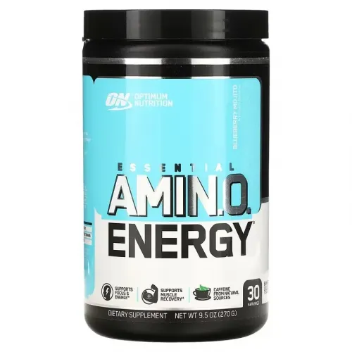 Optimum Nutrition, Essential Amin.O. Energy, чорничне мохіто, 270 г