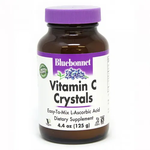 Витамин С в кристаллической форме, Bluebonnet Nutrition, Vitamin C Crystals, 125 г