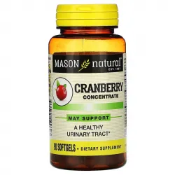 Журавлинний концентрат, Cranberry Concentrate, Mason Natural, 90 гелевих капсул 